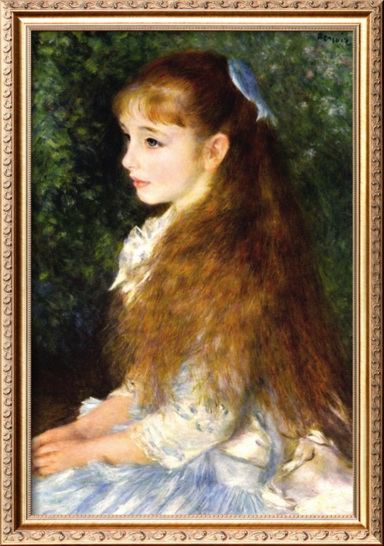 Irene Cahen D Anvers - Pierre-Auguste Renoir painting on canvas